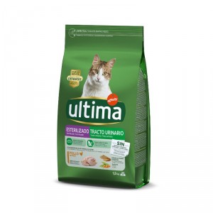 ALIMENTO ULTIMA CAT ESTERILIZADO TRACTO URINARIO POLLO 1,5KG