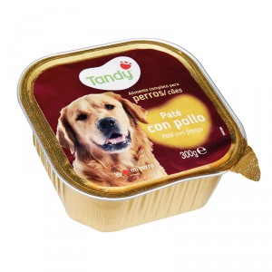 ALIMENTO TANDY PERRO PATE CON POLLO TARRINA 300 GRS.