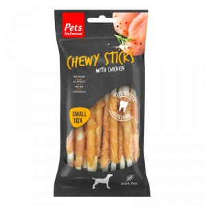 ALIMENTO CHEWY STICKS CHICKEN P-10 100 GRS.