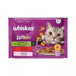 ALIMENTO WHISKAS TASTY MIX SELECCION CHEF G.H. P-4X85 GR