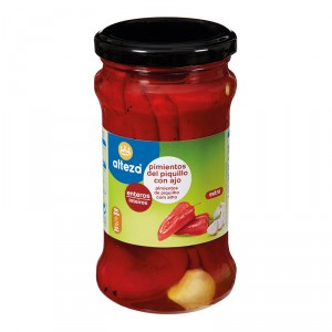 PIMIENTO ALTEZA PIQUILLO ENTERO FRC 314 GR., 225 GR. P.E.