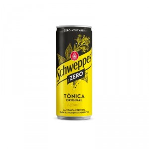 TONICA SCHWEPPES ZERO LATA 33 CL.