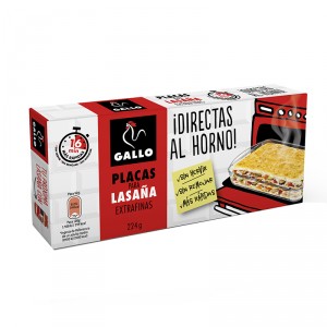 LASAÑA GALLO AL HORNO 224 GRS