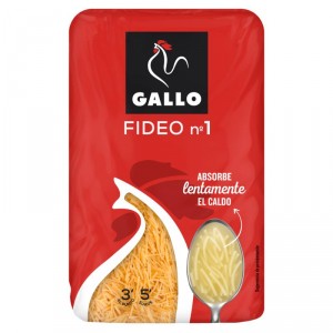 PASTA GALLO CLASICA CUCHARA FIDEO 1 450 GRS.
