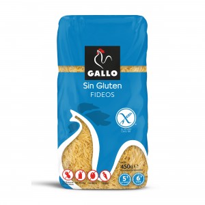 PASTA GALLO FIDEOS SIN GLUTEN 450 GRS.