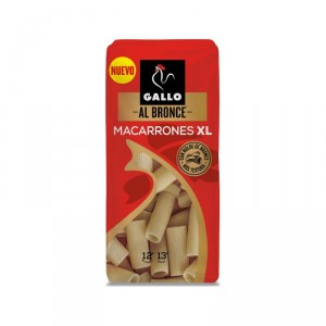 PASTA GALLO MACARRON XL AL BRONCE 450 GR