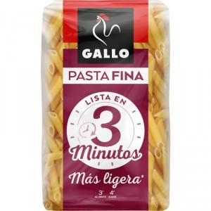 PASTA GALLO PLUMA FINA 400 GR