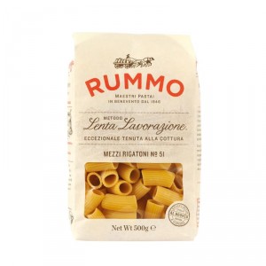 PASTA RUMMO MEZZI RIGATONI Nº51 500 GRS.