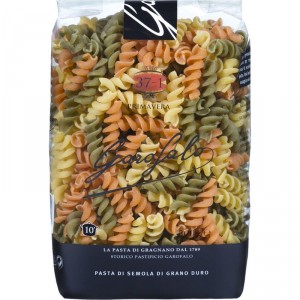 PASTA GAROFALO FUSILLI TRICOLOR 500 GRS