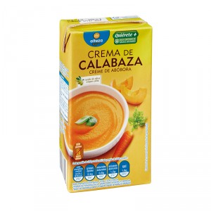 CREMA ALTEZA CALABAZA CON ACEITE OLIVA VIRGEN EXTRA 500 ML.