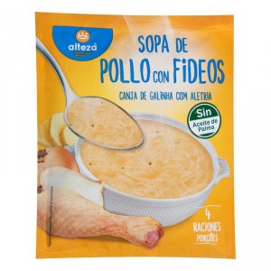 SOPA ALTEZA POLLO CON FIDEOS 80 GRS