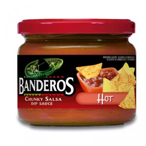 SALSA BANDEROS CHUNKY HOT 300 GRS