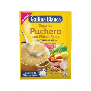 SOPA GALLINA BLANCA DE PUCHERO 77 GRS.