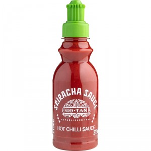 SALSA SRIRACHA GO TAN HOT CHILLI SAUCE 215 GRS.