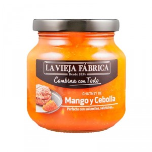 CHUTNEY LA VIEJA FABRICA MANGO Y CEBOLLA 280 GRS.