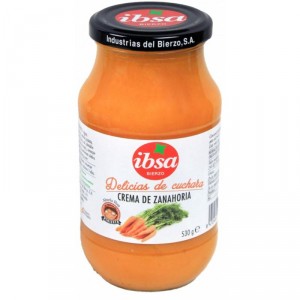 CREMA IBSA ZANAHORIA 550 GRS.