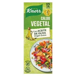 CALDO KNORR VEGETAL 12 PASTILLAS