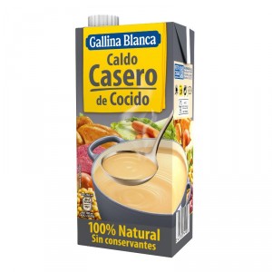 CALDO GALLINA BLANCA CASERO POLLO 100% NATURAL BRIK LITRO