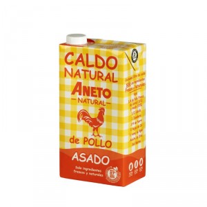 CALDO NATURAL ANETO POLLO ASADO 1 LITRO