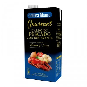 CALDO GALLINA BLANCA GOURMET PESCADO C/BOGAVANTE 1 LITRO