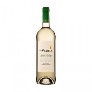 VINO BLANCO LOS MOLINOS D.O.VALDEPEÑAS VERDEJO 75 CL.