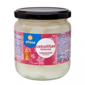 CEBOLLITA ALTEZA BLANCA 345 GR., 190 GR. P.E.