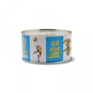 GILDAS TORERAS ALIÑ.ACT. OLIVA Y ANCHOA NAT.330 GR.95 GR.PE.