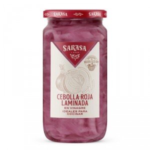 CEBOLLA ROJA SARASA LAMINADA 365 GR. 220 GR.PE