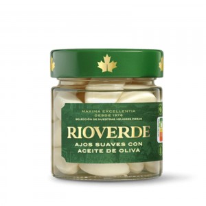 AJOS SUAVES RIOVERDE C/ACTE.OLIVA TARRO 200GR., 120 GR. P.E.