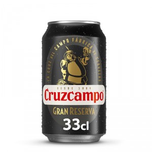 CERVEZA CRUZCAMPO GRAN RESERVA LATA 33 CL.