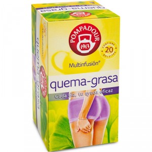 INFUSION POMPADOUR QUEMA GRASA 20 FILTROS