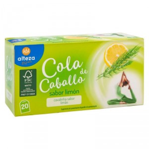 INFUSION ATEZA COLA DE CABALLO SABOR LIMON 20 UNIDADES