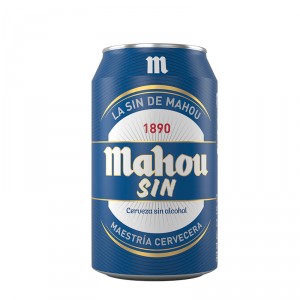 CERVEZA MAHOU SIN ALCOHOL LATA 33 CL.