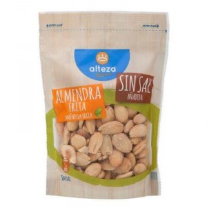 ALMENDRA ALTEZA SIN SAL REPELADA FRITA 200 GRS