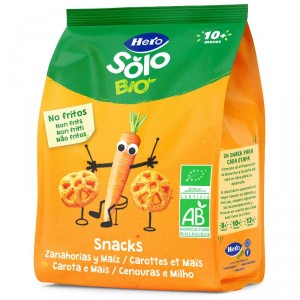 SNACK HERO SOLO ECO ZANAHORIA-MAIZ 40 GR.