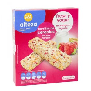 BARRITA ALTEZA CEREALES FRESA/YOGUR 6 UNDS 150 GRS