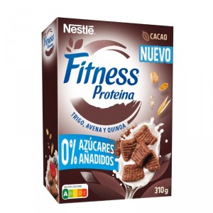 CEREALES NESTLE FITNESS PROTEINA CACAO 0% AZUC.AÑAD.310 GRS