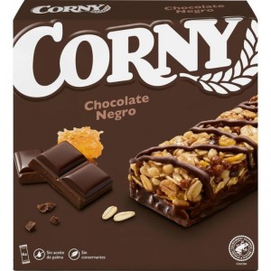 BARRITA CORNY CHOCOLATE NEGRO PACK 6 UNDS X 23 GRS