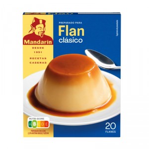 FLAN MANDARIN CLASICO 6 SOBRES 20 GRS