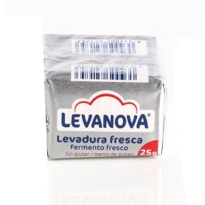 LEVADURA LEVANOVA FRESCA PACK 2 UNDS X 25 GRS