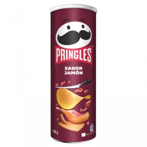 SNACK PRINGLES JAMON 165 GRS