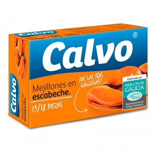 MEJILLON CALVO ESCABECHE 13/18 RR-125 69 GR. P.E.