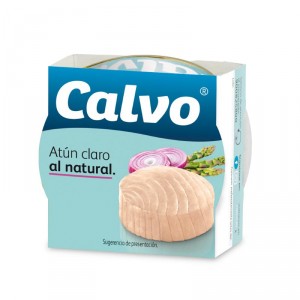 ATUN CALVO AL NATURAL RO-160, 112 GRS P.E.