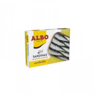 SARDINILLA ALBO EN ACEITE DE OLIVA 105 GRS 82 GRS P.E.