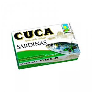 SARDINAS CUCA AC.OLIVA VIRG.EXTRA ECOLOGICO OL125 81 GRS PE