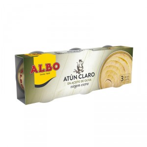 ATUN ALBO CLARO ACEITE OLIVA VIRGEN EXTRA P3X65 GR 144 GR.PE