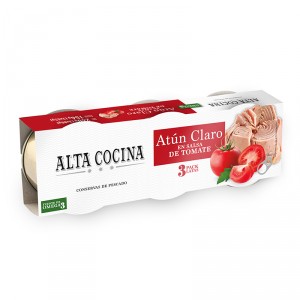 ATUN ALTA COCINA CLARO CON TOMATE RO85 P-3 240GRS.156 P.E.