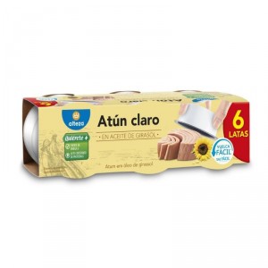 ATUN ALTEZA CLARO AC.GIRASOL RO-80 FA PACK 6 X 52 GRS. P.E.