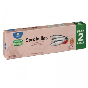 SARDINILLA ALTEZA PICANTES PACK 2 RR-90 FA 124 GR.P.E.