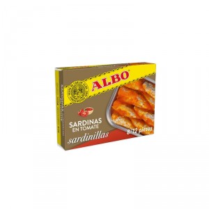 SARDINA ALBO EN TOMATE 105 GR., 85 GR P.E.